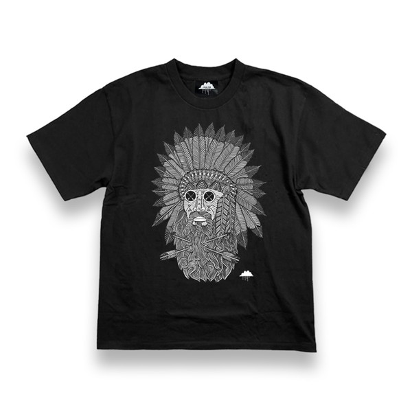 [モルガ]Tシャツ　Chief Great Beard　（ブラック）　Mサイズ