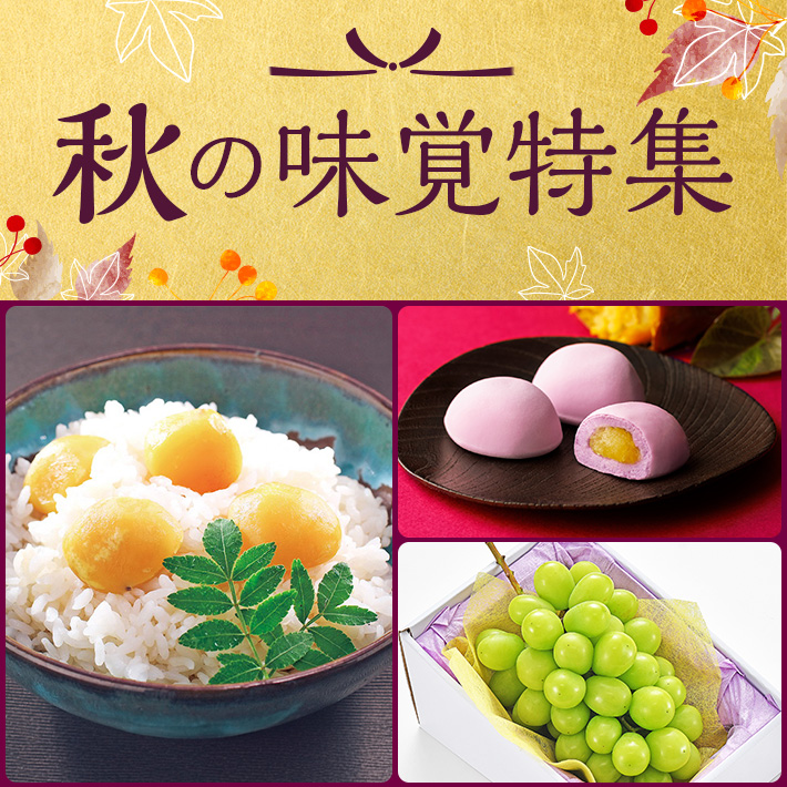秋の味覚特集