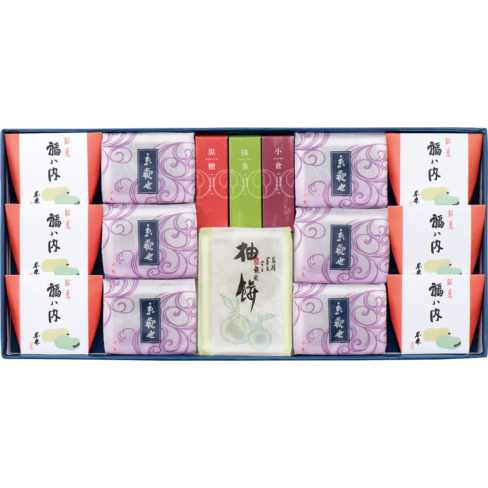 京菓匠 鶴屋吉信] 名菓撰（雅）16個入 [TMB-16]: フード・スイーツ