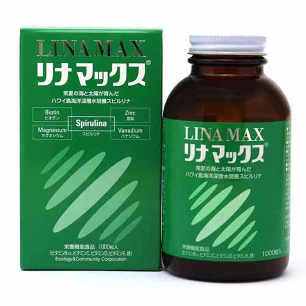 リナグリーン21プレミアム600粒×2本 1200粒 スピルリナ 暖か たんぱく質