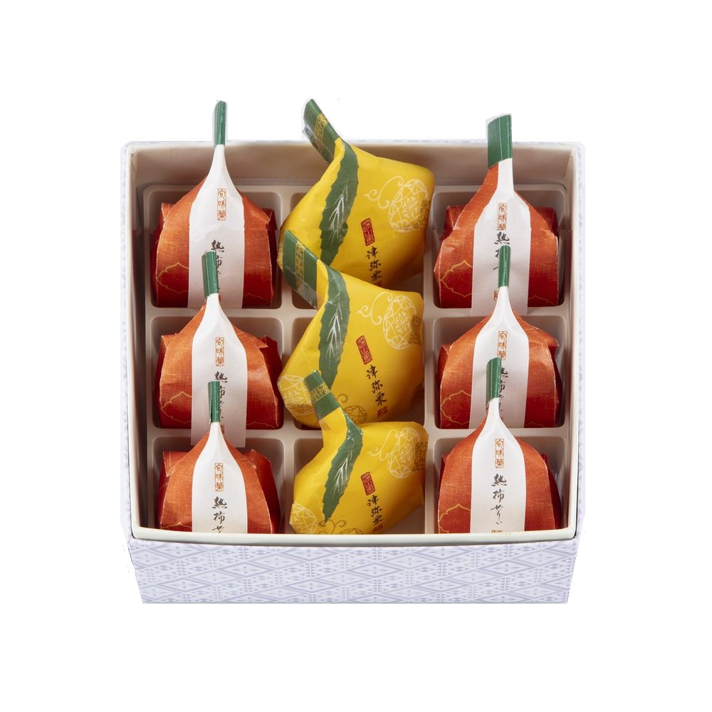 宗家 源 吉兆庵] 津弥栗・熟柿ぜりぃ詰合せ（9入）[TGJ-23