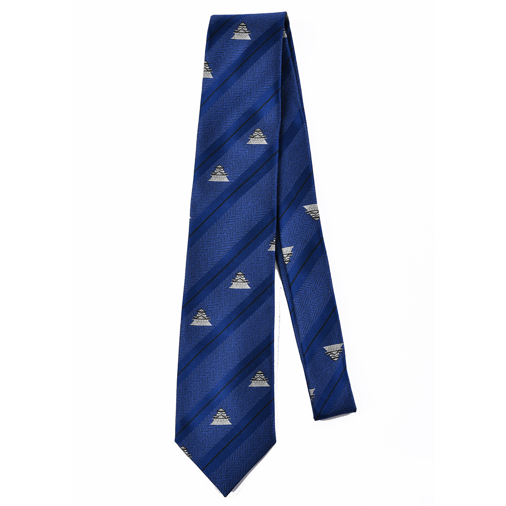 北九州ネクタイ] 小倉城 飛び柄 紺: ファッション | 井筒屋
