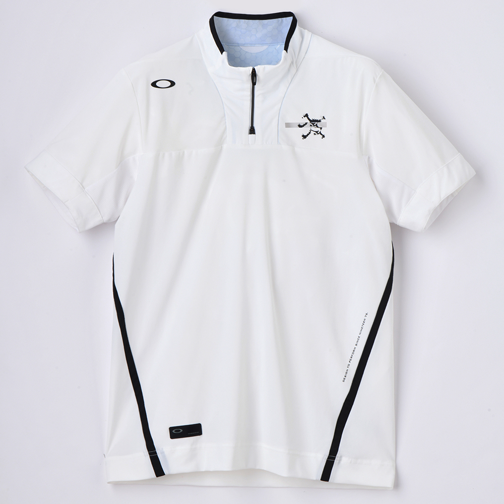 オークリー] SKULL STREAM ZIP MOCK WHITE M (JPN): ファッション