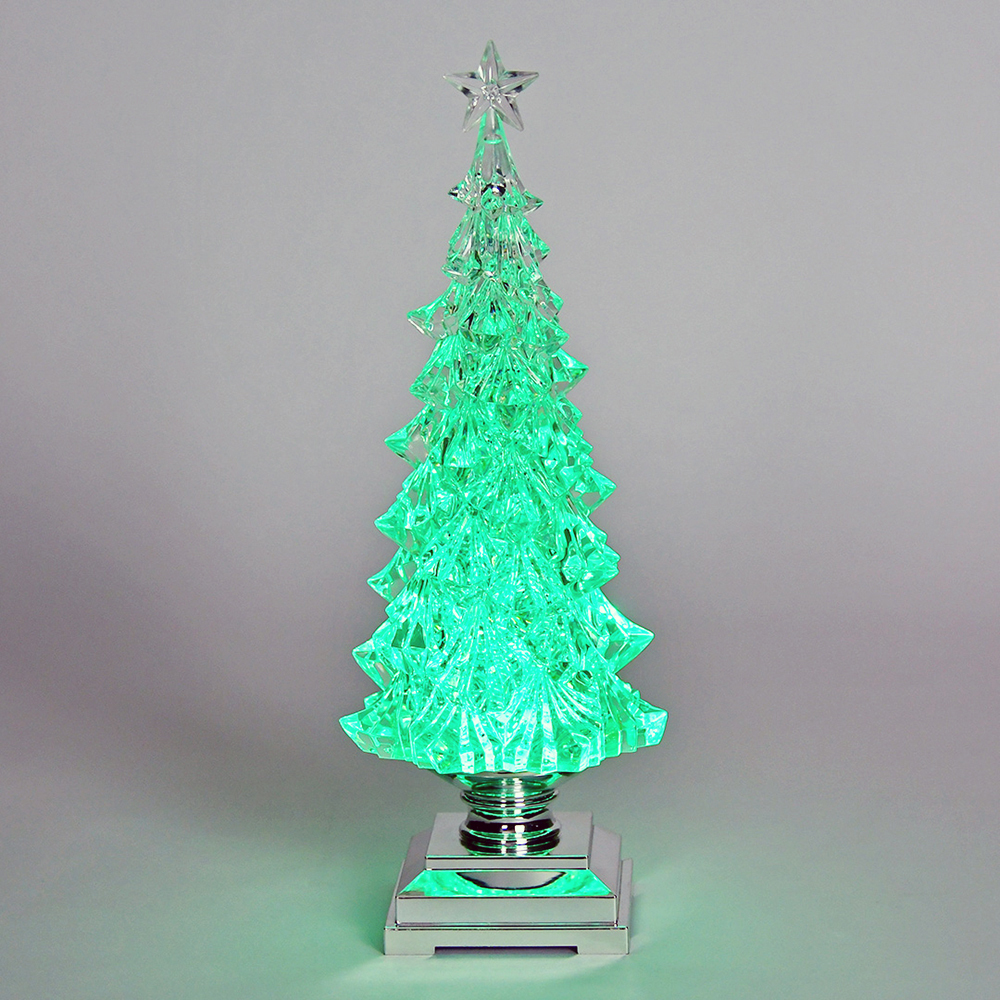 ハルモニア] リキッドLEDクリスタルツリー グリーン: リビング・ホビー