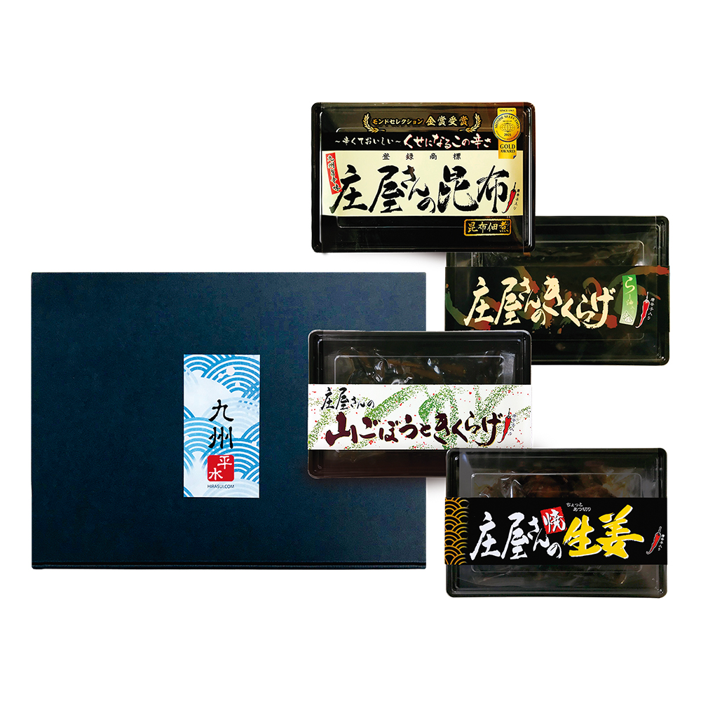平尾水産] 庄屋さんの昆布詰合せ（4品） [HS-5]: フード