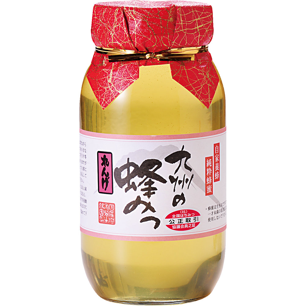 八女市・川口養蜂場] 九州産 純粋れんげ蜂蜜公取マーク付: フード