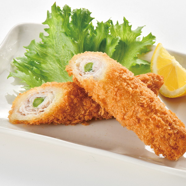 [かつヰ] アスパラの豚肉ミルフィーユカツ（1本）