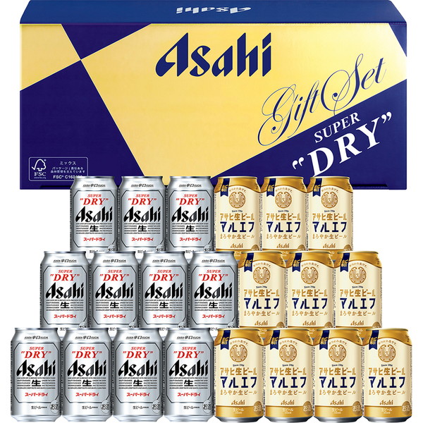 [アサヒ] スーパードライ・アサヒ生ビールダブルセット [MFW5]