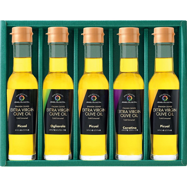 [ジュエルオリーブオイル] 単一品種エキストラバージンオリーブオイル３種セット [ＪＺ５０Ａ]