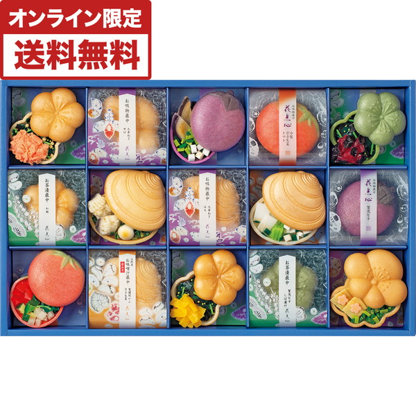 [京洛 辻が花] 京のお茶漬とお吸物 夏の彩り最中詰合せ [CT50A]