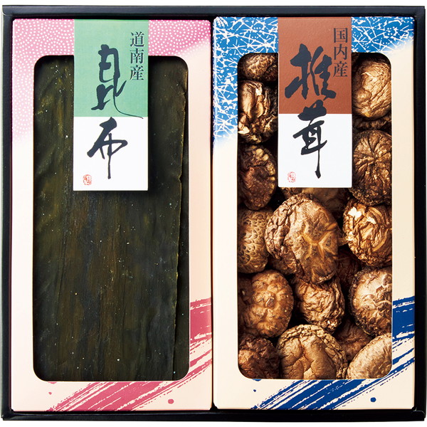 国内産どんこ椎茸・昆布詰合せ [IKS30]