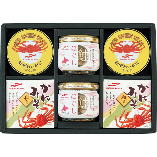 [マルハニチロ] かに缶詰・鮭瓶詰詰合せ [KSM-5]