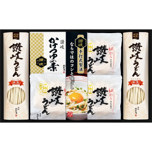 [創庵おか乃] 讃岐うどん・つゆ詰合せ [YAM30A]