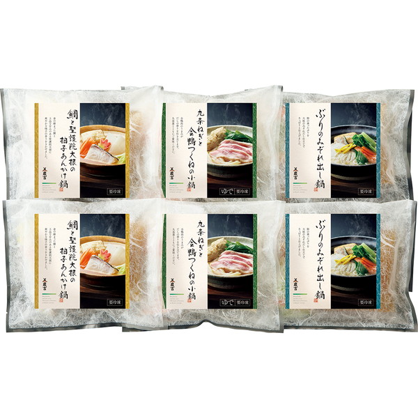 [京料理 美濃吉] 冬の料亭小鍋詰合せ [MRK-50]