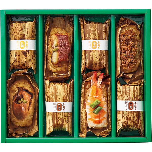 [京料理 美濃吉] お凌ぎ飯蒸し詰合せ [MOS-30B]