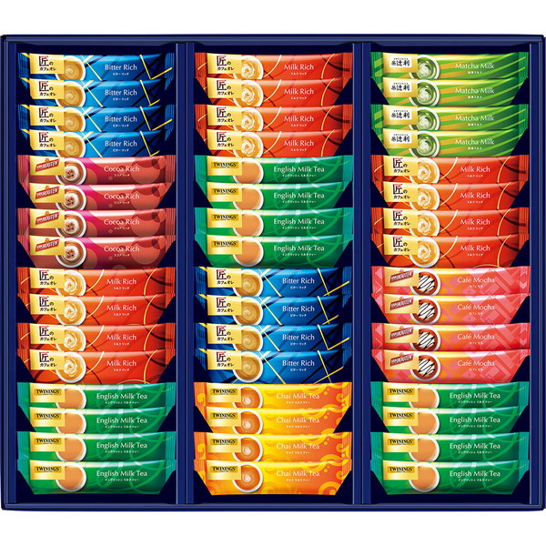 [トワイニング] [バンホーテン] [辻利] [匠のカフェオレ] スティックバラエティギフト [PSC50G]