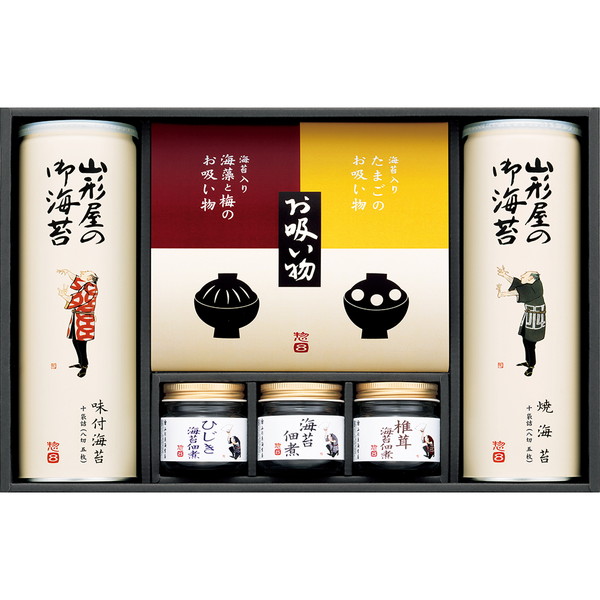 [山形屋海苔店] 海苔・お吸い物・佃煮詰合せ [RTF500]