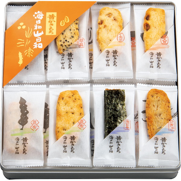 [王様堂本店] 昔かきもち「海日和山日和」 [OM20]