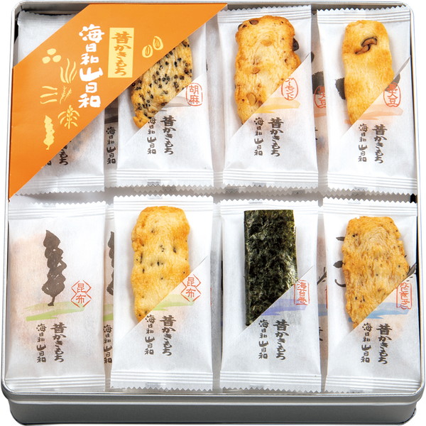 [王様堂本店] 昔かきもち「海日和山日和」 [OM30]