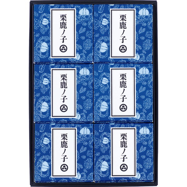 [小布施堂] 栗鹿ノ子ミニ6個入 [604]