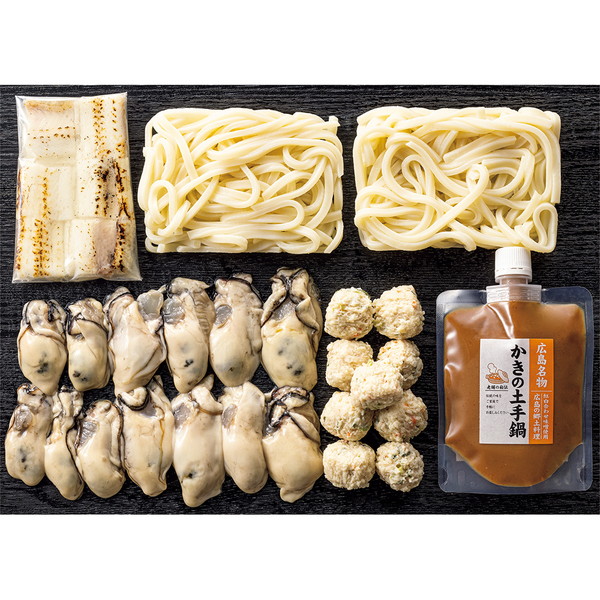 [廣島浜丸] 広島かき[じごぜん] と国産真穴子の廣島土手鍋 [MH3]