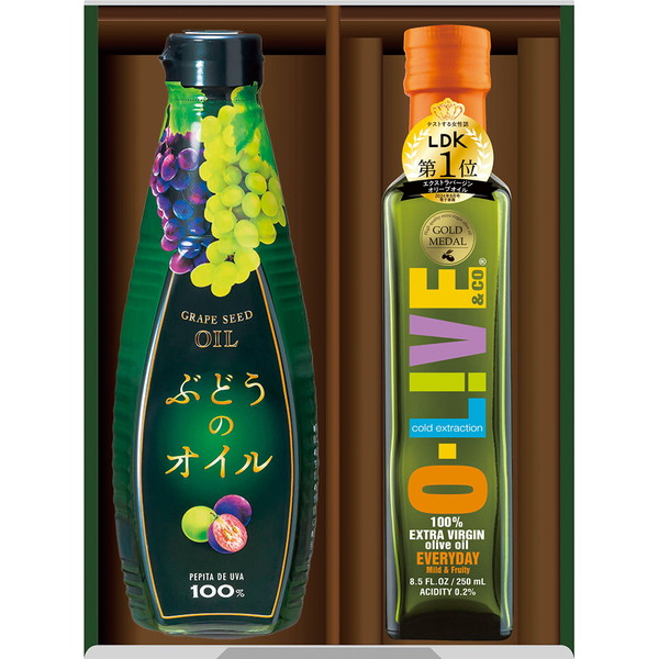 [KTAC] ぶどうのオイル＆EXVオリーブオイル2本セット [MG30]