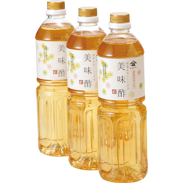 ご自宅用 [庄分酢] 美味酢3本セット [KSU243]