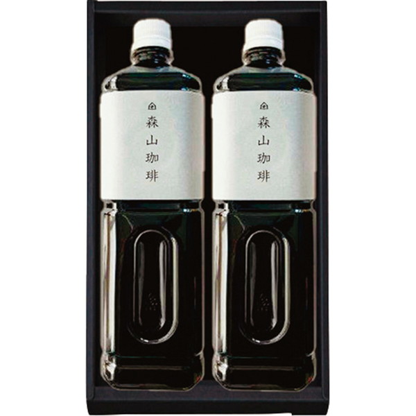 [森山珈琲] 名水アイスコーヒー1000ml×2本 [MORB02IC]