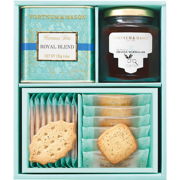 [フォートナム・アンド・メイソン] 紅茶・焼菓子・ジャム詰合せ [FMAS-55]
