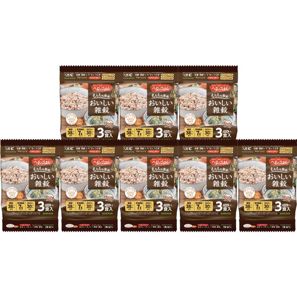 ご自宅用 [サラヤ] へるしごはんおいしい雑穀3食入パック [28315]