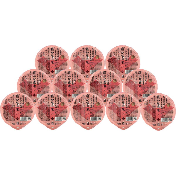 ご自宅用 寝かせ玄米ごはんパック小豆ブレンド[KYN3696]