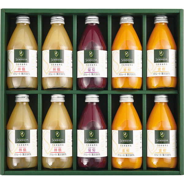 [日本橋 千疋屋総本店] ストレートジュース10本入 [SMJ-10]