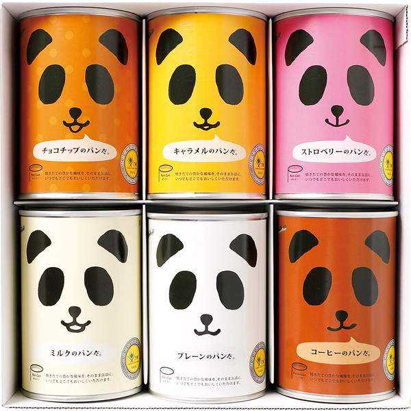 パンだ缶 6缶全種バラエティセット [PANDA30]