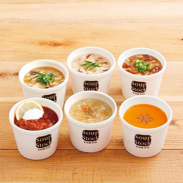 [スープストックトーキョー] 帆立とずわい蟹の淡雪スープと人気のスープセット [５０００９６Ａ]