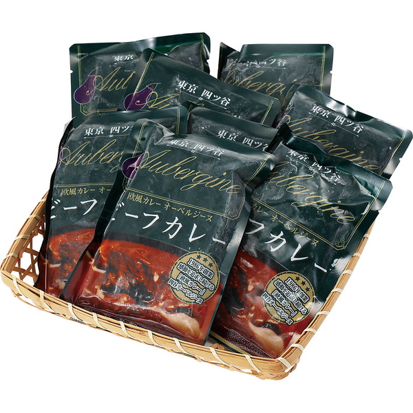 [東京・オーベルジーヌ監修] 冷凍ビーフカレー8食 [OBG-8]
