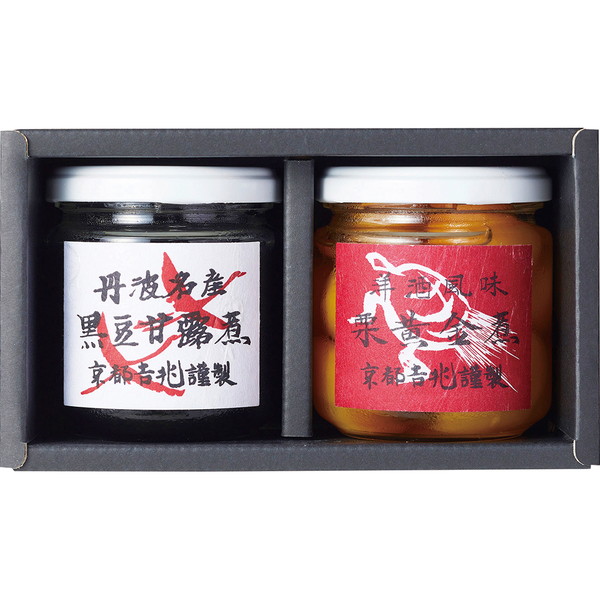 [京都吉兆] 栗・黒豆詰合せ [KKS-50]