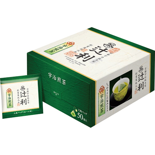 ご自宅用 [辻利] ５０Ｐ三角バッグ 宇治煎茶 [NR50PUS]