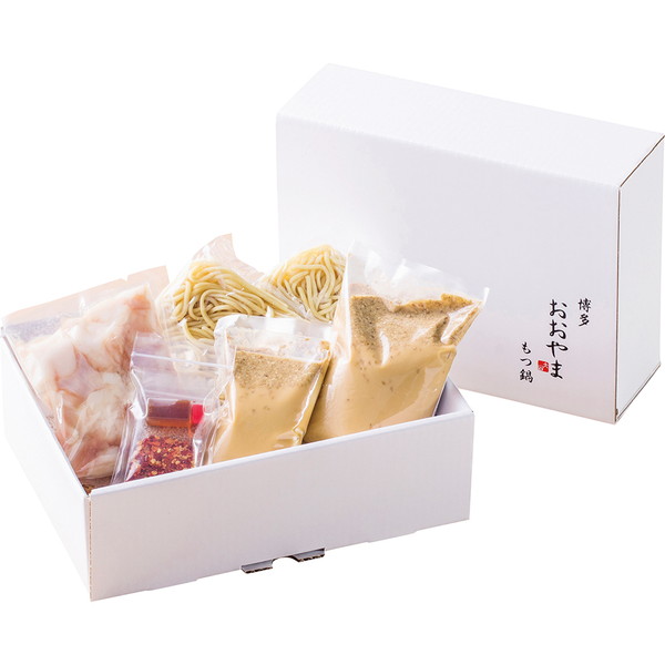 [博多もつ鍋おおやま] 石原牛もつ鍋みそ味（2人前） [OYM-I]