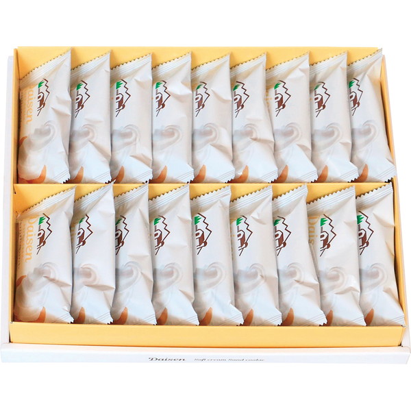 大山ソフトクリームサンドクッキー18個入 [S-18]