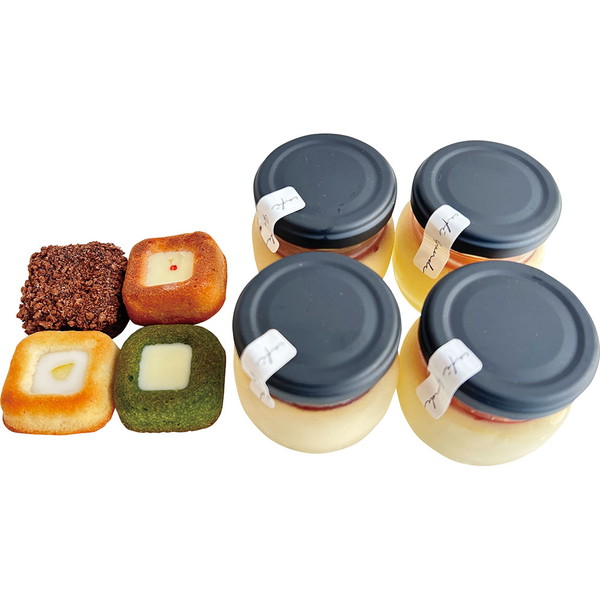 北九州[カフェグランデ] プリン＆焼き菓子ティグレセットBOX [GR-01]