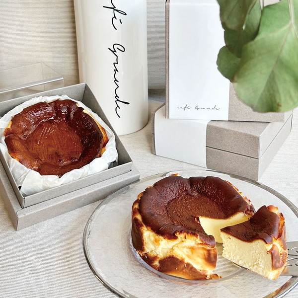 北九州[カフェグランデ] バスクチーズケーキ12cmホールキ [GR-03]