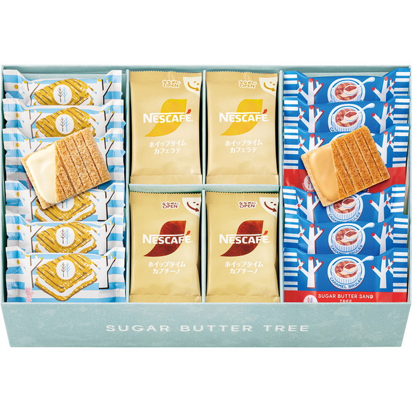 [シュガーバターの木] シュガーバターの木 ネスカフェ ホイップタイム 詰合せ４８袋入 [HS-F0]