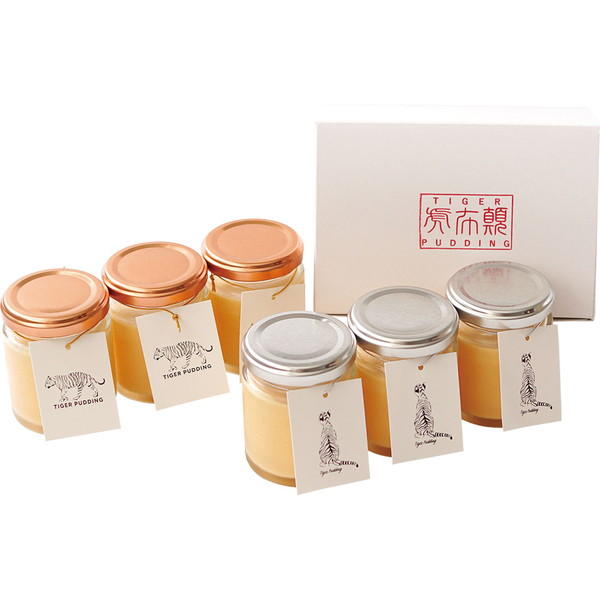 宗像[タイガープリン] プリン2種6個詰め合わせ [TP6]
