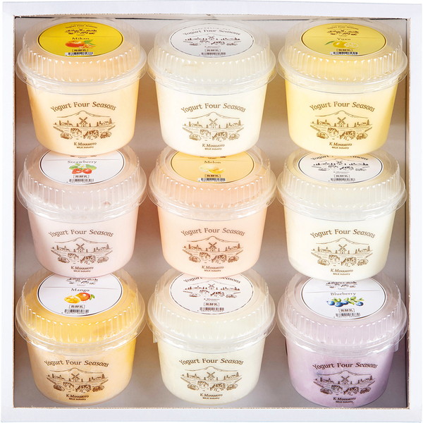 [ヨーグルト フォーシーズンズ] フルーツヨーグルトアソート9個 [FA-50]