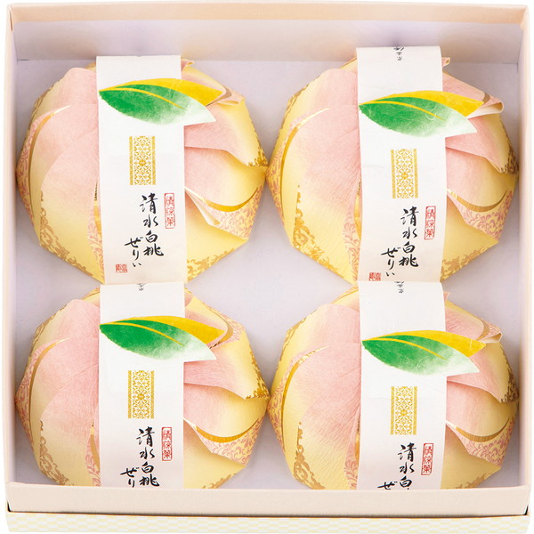[宗家 源 吉兆庵] 清水白桃ぜりぃ [SH-38]