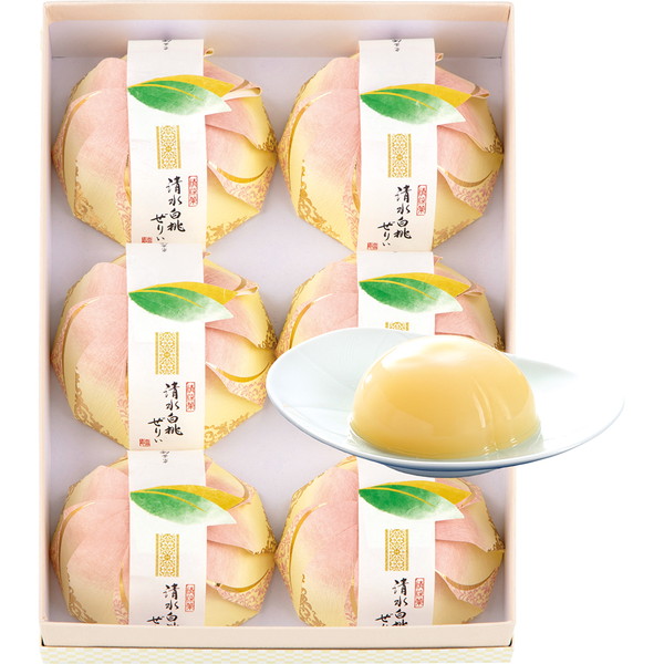 [宗家 源 吉兆庵] 清水白桃ぜりぃ [SH-56]