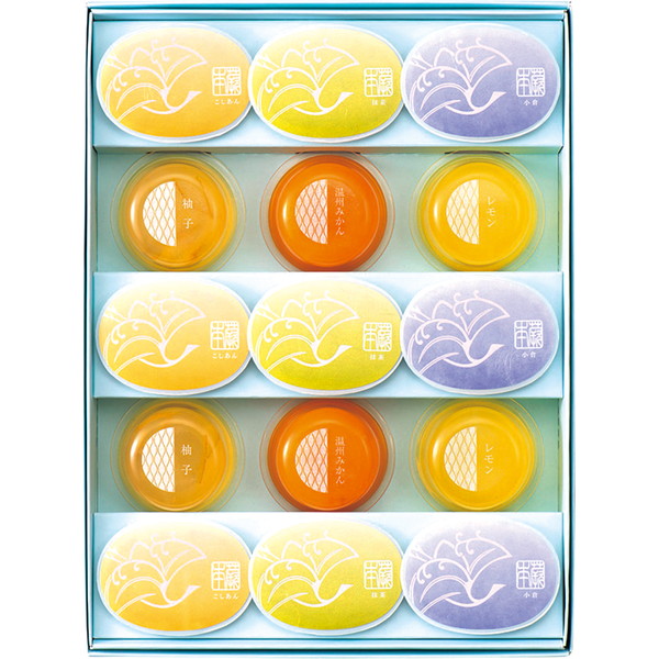 [京菓匠鶴屋吉信] 本蕨・TSURU涼涼詰合せ（15個入） [HTT-15]