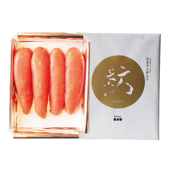[稚加榮] 化粧箱入り国産辛子明太子 紡 [112002]