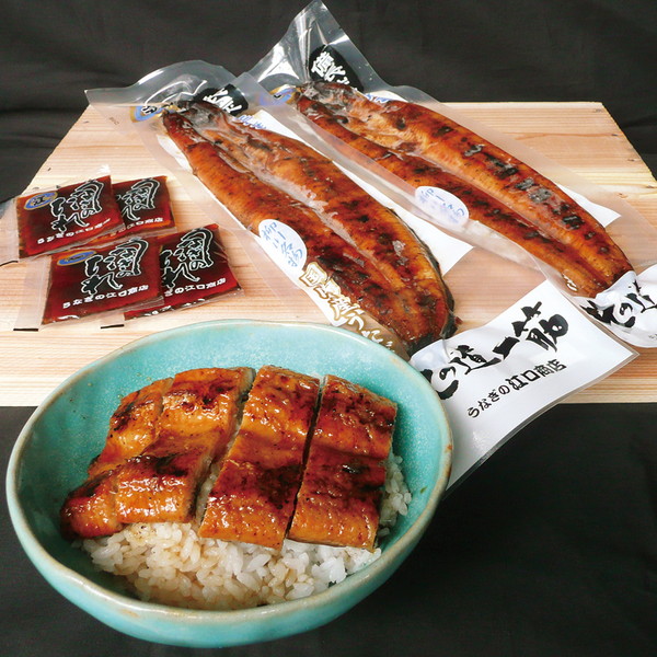 [うなぎの江口商店] 手焼きうなぎ蒲焼詰合せ [Y-90]
