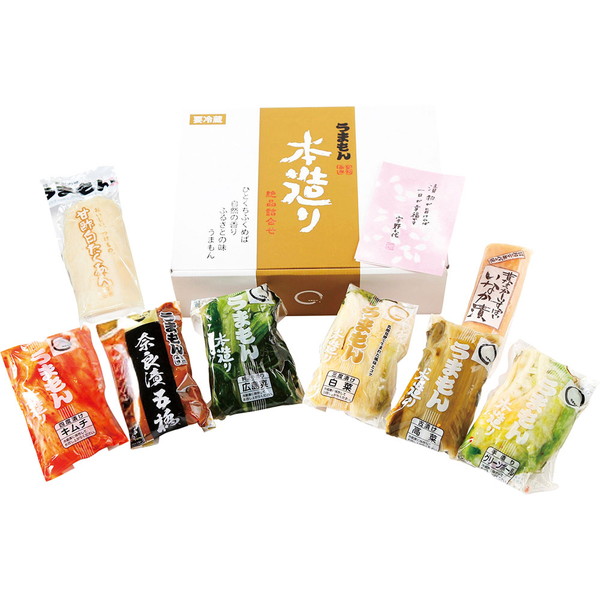 [うまもん] うまもん広島菜・奈良漬五橋詰合せ [61-2]